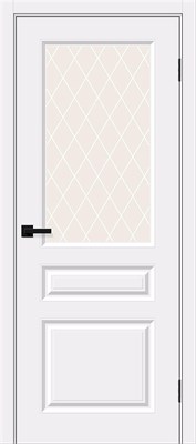 Межкомнатная  дверь Скинни-15, White Pro / White Сrystal, Винил, 200*90 sp2510BR_146-1803 - фото 3859423