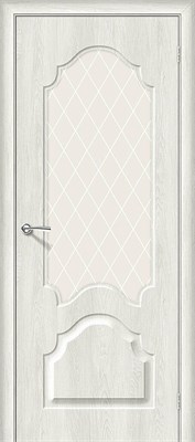 Межкомнатная  дверь Скинни-33, Casablanca / White Сrystal, Винил, 200*60 sp2510BR_146-0472 - фото 3859486