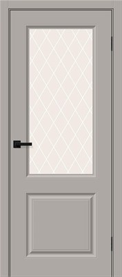 Межкомнатная  дверь Скинни-13, Grey Pro / White Сrystal, Винил, 200*90 sp2510BR_146-1791 - фото 3859521