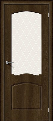 Межкомнатная  дверь Альфа-2, Dark Barnwood / White Сrystal, Винил, 200*90 sp2510BR_146-0230 - фото 3859647