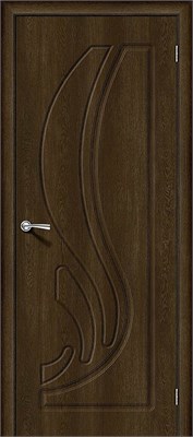 Межкомнатная  дверь Лотос-1, Dark Barnwood, Винил, 200*80 sp2510BR_146-0241 - фото 3859658