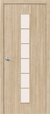 Межкомнатная  дверь 2С, Л-21 (БелДуб) / Сатинато, Финиш Флекс, 200*60 sp2510BR_010-0320 - фото 3859728