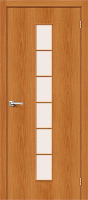 Межкомнатная дверь 190*60, 2С, Л-12 (МиланОрех) / Сатинато , Финиш Флекс sp2510BR_010-0304