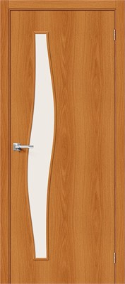 Межкомнатная  дверь 6С, Л-12 (МиланОрех) / Сатинато, Финиш Флекс, 200*70 sp2510BR_010-0492 - фото 3859761