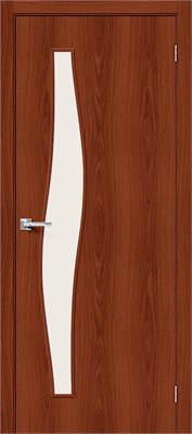 Межкомнатная дверь 200*60, 6С, Л-11 (ИталОрех) / Сатинато , Финиш Флекс sp2510BR_010-0484