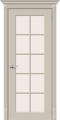 Межкомнатная дверь 200*90, Скинни-11.1, Creamy / Magic Fog , Эмаль sp2510BR_013-1453