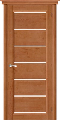 Межкомнатная  дверь М2, Т-05 (Светлый Лак) / Матовое, Массив, 200*60 sp2510BR_011-0209 - фото 3860240