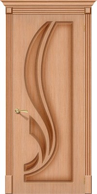 Межкомнатная  дверь Лилия, Ф-05 (Дуб), Шпон, 200*90 sp2510BR_003-0774 - фото 3860321