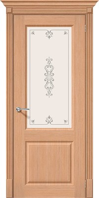 Межкомнатная  дверь Статус-13, Ф-05 (Дуб) / Худ., Шпон, 200*80 sp2510BR_003-0809 - фото 3860357