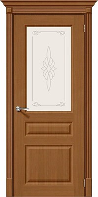 Межкомнатная  дверь Статус-15, Ф-11 (Орех) / Худ., Шпон, 200*90 sp2510BR_003-0471 - фото 3860410