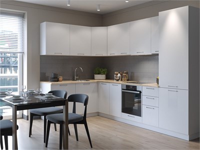 Элана Кухонный гарнитур  БЕАТРИС №2 БЕЛЫЙ БЕАТРИС №2 БЕЛЫЙ - фото 3861191