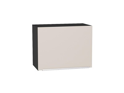 Шкаф верхний горизонтальный Фьюжн Graphite, Cream Silk, 460, 600 В*Ш*Г 458*600*318, фасад МДФ  Cream Silk, корпус  Graphite ms2510VVT_71883