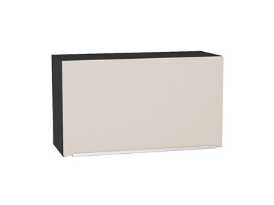 Шкаф верхний горизонтальный Фьюжн Graphite, Cream Silk, 460, 800 В*Ш*Г 458*800*318, фасад МДФ  Cream Silk, корпус  Graphite ms2510VVT_71884