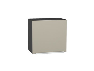 Шкаф верхний горизонтальный Фьюжн Graphite, Silky Grey, 460, 500 В*Ш*Г 458*500*318, фасад МДФ  Silky Grey, корпус  Graphite ms2510VVT_57214