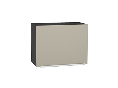 Шкаф верхний горизонтальный Фьюжн Graphite, Silky Grey, 460, 600 В*Ш*Г 458*600*318, фасад МДФ  Silky Grey, корпус  Graphite ms2510VVT_57215