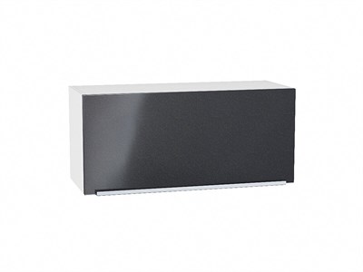 Шкаф верхний горизонтальный Фьюжн Белый, Anthracite, 360, 800 В*Ш*Г 358*800*320, фасад МДФ  Anthracite, корпус  Белый ms2510VVT_36744