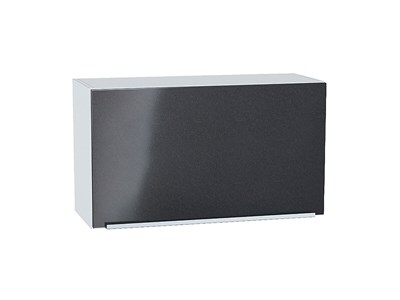 Шкаф верхний горизонтальный Фьюжн Белый, Anthracite, 460, 800 В*Ш*Г 458*800*318, фасад МДФ  Anthracite, корпус  Белый ms2510VVT_57207