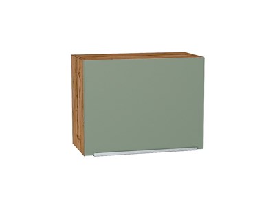 Шкаф верхний горизонтальный Фьюжн Дуб Вотан, Silky Mint, 460, 600 В*Ш*Г 458*600*318, фасад МДФ  Silky Mint, корпус  Дуб Вотан ms2510VVT_60658