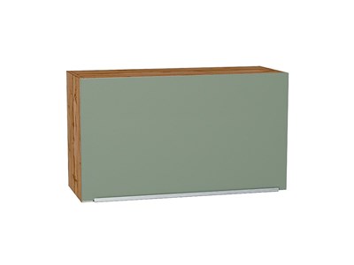 Шкаф верхний горизонтальный Фьюжн Дуб Вотан, Silky Mint, 460, 800 В*Ш*Г 458*800*318, фасад МДФ  Silky Mint, корпус  Дуб Вотан ms2510VVT_60659