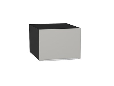 Шкаф верхний горизонтальный глубокий Фьюжн Graphite, Silky Light Grey, 500 В*Ш*Г 358*500*576, фасад МДФ  Silky Light Grey, корпус  Graphite ms2510VVT_66547