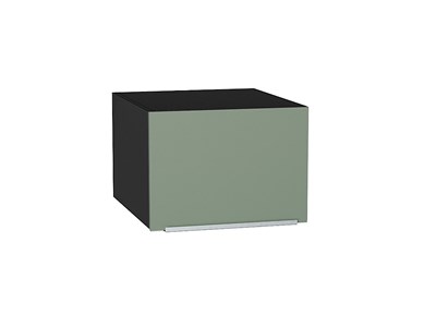 Шкаф верхний горизонтальный глубокий Фьюжн Graphite, Silky Mint, 500 В*Ш*Г 358*500*576, фасад МДФ  Silky Mint, корпус  Graphite ms2510VVT_51853