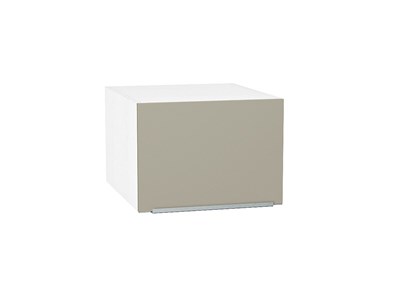 Шкаф верхний горизонтальный глубокий Фьюжн Белый, Silky Grey, 500 В*Ш*Г 358*500*576, фасад МДФ  Silky Grey, корпус  Белый ms2510VVT_51850
