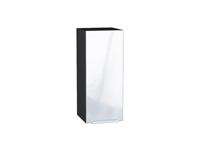 Шкаф верхний с 1-ой дверцей Фьюжн Graphite, Angel, 720, 300 В*Ш*Г 716*300*320, фасад МДФ  Angel, корпус  Graphite ms2510VVT_36750