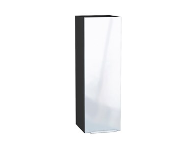 Шкаф верхний с 1-ой дверцей Фьюжн Graphite, Angel, 920, 300 В*Ш*Г 920*300*320, фасад МДФ  Angel, корпус  Graphite ms2510VVT_45059