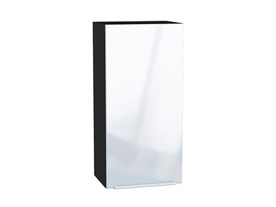 Шкаф верхний с 1-ой дверцей Фьюжн Graphite, Angel, 920, 450 В*Ш*Г 920*450*320, фасад МДФ  Angel, корпус  Graphite ms2510VVT_45069