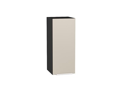 Шкаф верхний с 1-ой дверцей Фьюжн Graphite, Cream Silk, 720, 300 В*Ш*Г 716*300*320, фасад МДФ  Cream Silk, корпус  Graphite ms2510VVT_71923