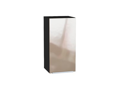 Шкаф верхний с 1-ой дверцей Фьюжн Graphite, Gallant, 720, 350 В*Ш*Г 716*350*320, фасад МДФ  Gallant, корпус  Graphite ms2510VVT_65118