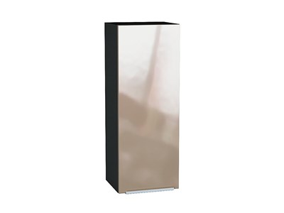 Шкаф верхний с 1-ой дверцей Фьюжн Graphite, Gallant, 920, 350 В*Ш*Г 920*350*320, фасад МДФ  Gallant, корпус  Graphite ms2510VVT_65119