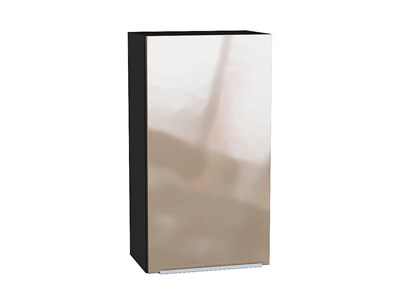 Шкаф верхний с 1-ой дверцей Фьюжн Graphite, Gallant, 920, 500 В*Ш*Г 920*500*320, фасад МДФ  Gallant, корпус  Graphite ms2510VVT_45076