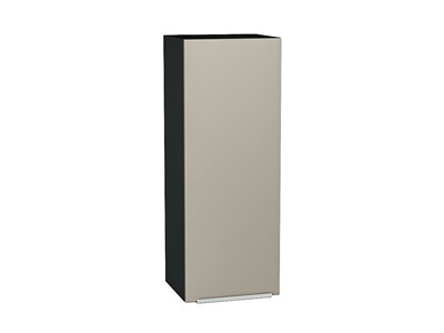 Шкаф верхний с 1-ой дверцей Фьюжн Graphite, Silky Grey, 920, 350 В*Ш*Г 920*350*320, фасад МДФ  Silky Grey, корпус  Graphite ms2510VVT_65101