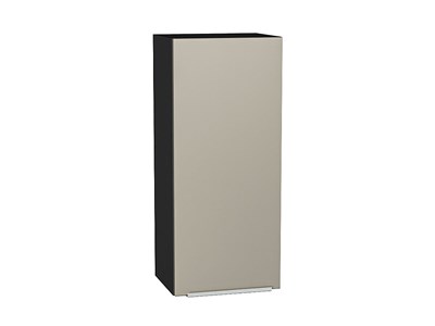 Шкаф верхний с 1-ой дверцей Фьюжн Graphite, Silky Grey, 920, 400 В*Ш*Г 920*400*320, фасад МДФ  Silky Grey, корпус  Graphite ms2510VVT_51995