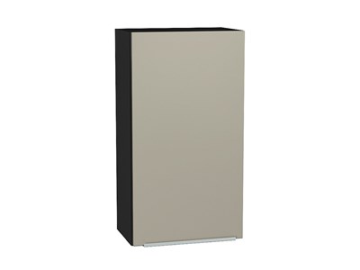 Шкаф верхний с 1-ой дверцей Фьюжн Graphite, Silky Grey, 920, 500 В*Ш*Г 920*500*320, фасад МДФ  Silky Grey, корпус  Graphite ms2510VVT_51997