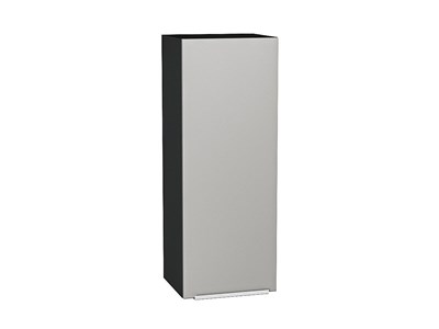 Шкаф верхний с 1-ой дверцей Фьюжн Graphite, Silky Light Grey, 920, 350 В*Ш*Г 920*350*320, фасад МДФ  Silky Light Grey, корпус  Graphite ms2510VVT_66605