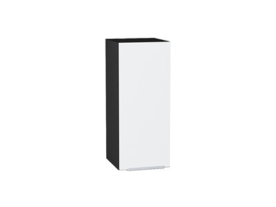 Шкаф верхний с 1-ой дверцей Фьюжн Graphite, Silky White, 720, 300 В*Ш*Г 716*300*320, фасад МДФ  Silky White, корпус  Graphite ms2510VVT_51949
