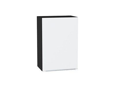 Шкаф верхний с 1-ой дверцей Фьюжн Graphite, Silky White, 720, 500 В*Ш*Г 716*500*320, фасад МДФ  Silky White, корпус  Graphite ms2510VVT_51967