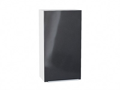 Шкаф верхний с 1-ой дверцей Фьюжн Белый, Anthracite, 920, 500 В*Ш*Г 920*500*320, фасад МДФ  Anthracite, корпус  Белый ms2510VVT_45077