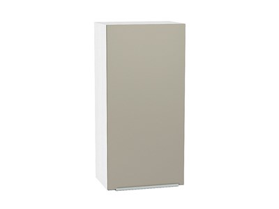 Шкаф верхний с 1-ой дверцей Фьюжн Белый, Silky Grey, 920, 450 В*Ш*Г 920*450*320, фасад МДФ  Silky Grey, корпус  Белый ms2510VVT_51982