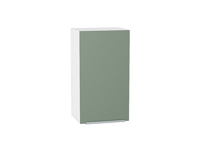 Шкаф верхний с 1-ой дверцей Фьюжн Белый, Silky Mint, 720, 400 В*Ш*Г 716*400*320, фасад МДФ  Silky Mint, корпус  Белый ms2510VVT_51999
