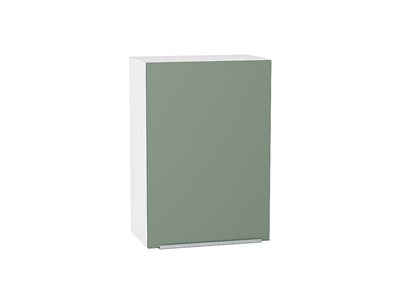 Шкаф верхний с 1-ой дверцей Фьюжн Белый, Silky Mint, 720, 500 В*Ш*Г 716*500*320, фасад МДФ  Silky Mint, корпус  Белый ms2510VVT_52001