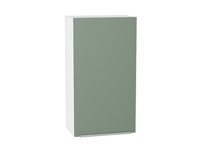 Шкаф верхний с 1-ой дверцей Фьюжн Белый, Silky Mint, 920, 500 В*Ш*Г 920*500*320, фасад МДФ  Silky Mint, корпус  Белый ms2510VVT_52006