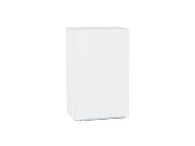 Шкаф верхний с 1-ой дверцей Фьюжн Белый, Silky White, 720, 450 В*Ш*Г 716*450*320, фасад МДФ  Silky White, корпус  Белый ms2510VVT_51957