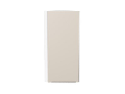 Шкаф верхний торцевой Фьюжн Белый, Cream Silk, 920 В*Ш*Г 920*300*306, фасад МДФ  Cream Silk, корпус  Белый ms2510VVT_71908