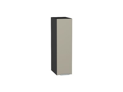 Шкаф верхний бутылочница Фьюжн Graphite, Silky Grey, 720, 200 В*Ш*Г 716*200*320, фасад МДФ  Silky Grey, корпус  Graphite ms2510VVT_51838