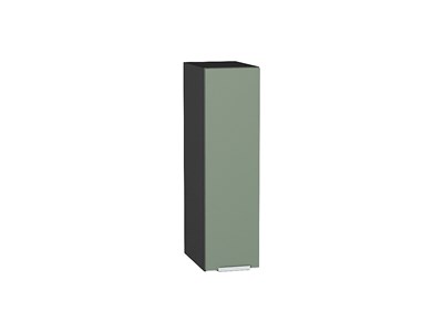 Шкаф верхний бутылочница Фьюжн Graphite, Silky Mint, 720, 200 В*Ш*Г 716*200*320, фасад МДФ  Silky Mint, корпус  Graphite ms2510VVT_51842