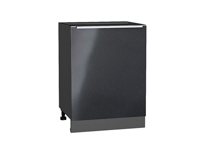 Шкаф нижний с 1-ой дверцей Фьюжн Graphite, Anthracite, 600 В*Ш*Г 816*600*480, фасад МДФ  Anthracite, корпус  Graphite ms2510VVT_41551