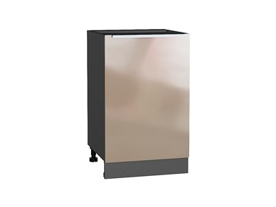 Шкаф нижний с 1-ой дверцей Фьюжн Graphite, Gallant, 500 В*Ш*Г 816*500*480, фасад МДФ  Gallant, корпус  Graphite ms2510VVT_39731